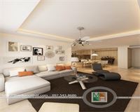 Sofa đẹp tại chung cư hiện đại Mandarin Garden - HĐ17