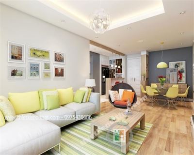Sofa căn hộ chung cư cao cấp Mulberry Lane - HĐ51